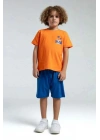 ERKEK ÇOCUK BERMUDA TAKIM - TURUNCU