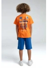 ERKEK ÇOCUK BERMUDA TAKIM - TURUNCU