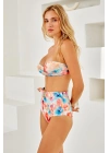 Dolgulu Straplez Aksesuarlı Bikini Takım 4204