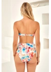 Dolgulu Straplez Aksesuarlı Bikini Takım 4204
