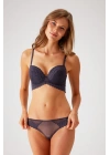 Blueberry 4830 Milan Push Up Dantelli Balconette Sütyen Ve Tanga / Fantezi Iç Çamaşır Takımı