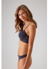 Blueberry 4830 Milan Push Up Dantelli Balconette Sütyen Ve Tanga / Fantezi Iç Çamaşır Takımı