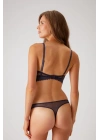 Blueberry 4830 Milan Push Up Dantelli Balconette Sütyen Ve Tanga / Fantezi Iç Çamaşır Takımı