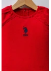 U.S. Polo Assn. Kız Bebek Kırmızı Bebek Takım