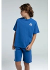 KOPYA - Erkek Çocuk Mavi Bermuda Takım