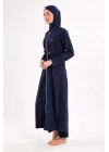 Chaand Battal Uzun Kollu Tesettür Mayo 1505-P