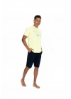 Erkek Sarı Şort Takım - 18873