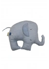 Biorganic Chubby Elephant Yastık 72227 Mavi