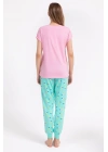 Rolypoly Positive Stay Pembe Kadın Pijama Takımı