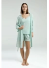 Kadın Yeşil Pijama Takım