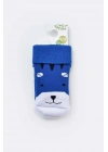 Bebek Havlu Çorap Mavi