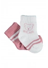 Biorganic Bear 2li Kız Çorap 68412 Gül Kurusu