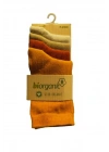Biorganic 4lü New Basıc Çocuk Çorap 68387 Hardal