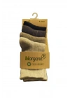 Biorganic 4lü New Basıc Çocuk Çorap 68387 Gri