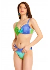 Kadın Renkli Drapeli Bikini Takımı 1192-1168