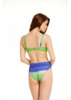 Kadın Renkli Drapeli Bikini Takımı 1192-1168