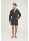 Erkek Tek Rob-Sabahlık Çizgi Detaylı Konforlu Tasarım