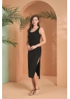 Kadın Siyah Elbise 27024