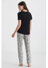Yumuşak dokulu pijama takımı