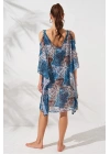 Ocean Kollu Bant Detaylı Tunik Pareo DLX-231802