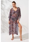 V Yaka Elbise Pareo DLX-231803