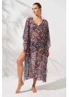 V Yaka Elbise Pareo DLX-231803