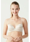 Kadın Ten U.s Polo Assn. 66141 Kulaksız Push-up Sutyen