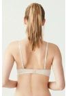 Kadın Ten U.s Polo Assn. 66141 Kulaksız Push-up Sutyen
