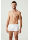 Erkek Beyaz 3 Lü Boxer