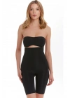 Kadın Uzun Paçalı Korse Ekstra Güçlü Inceltme Siyah 2107