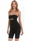Kadın Uzun Paçalı Korse Ekstra Güçlü Inceltme Siyah 2107