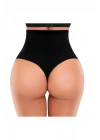 Yüksek Bel Karın Toparlayıcı Slip String Kadın Toparlayıcı Tanga Korse Siyah