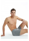 Erkek Modal Elastan Boxer Silver 9310 - Gri Melanj