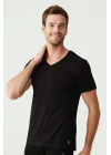 Erkek Siyah 2 Li T-shirt 80199