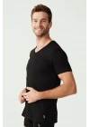 Erkek Siyah 2 Li T-shirt 80199