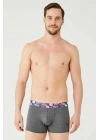 Erkek Lacivert - Antrasit Melanj 3 Lü Boxer 80433
