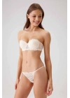 Kadın Inci 4032 Balenli Destekli Straplez Sütyen Takım