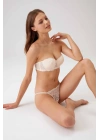 Kadın Inci 4032 Balenli Destekli Straplez Sütyen Takım