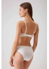 Kadın Ekru 4561 Milan Push Up Dolgulu Dantelli Çeyiz Sütyen Ve Külot Iç Çamaşır Takımı