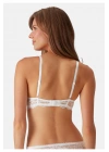 Kadın Ekru 6208 Ekstra Push Up Dolgulu Dantelli Sütyen
