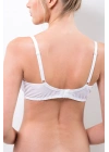 Kadın Beyaz 7023 Balenli Dantelli Toparlayıcı Sütyen