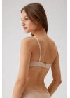 Kadın Ten 6005 Balenli Destekli Micro Sütyen