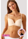 Kadın Inci 6221 Lyon Balenli Double Push Up Ekstra Dolgulu Dantelli Tak-çıkar Askılı Sütyen