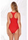 Kadın Kırmızı Yüzücü Mayo