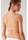 6027 Beyaz Pisa Push Up Straplez Multi Function Mikro Sütyen Askı Hediyeli
