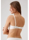 Kadın Ekru 6205 Balenli Destekli Micro Tek Sütyen
