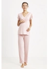 Yumuşak Dokulu Hamile Pijama Takımı
