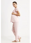 Yumuşak Dokulu Hamile Pijama Takımı