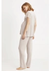Yumuşak Dokulu Hamile Pijama Takımı