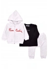 Çocuk Üçlü Kapüşonlu Kışlık Üçlü Takım 302313